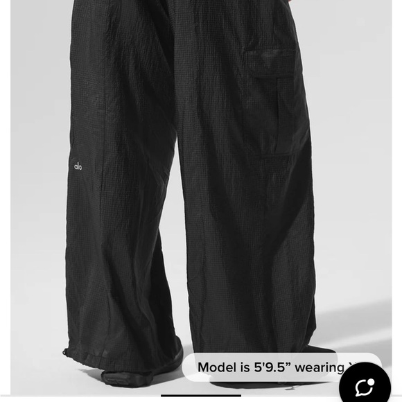 Alo Yoga Sheer Game Time Wide Leg Jogger - Picture 3 of 3